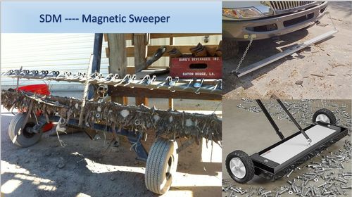所有行业  矿产冶金  磁性材料    超级强大的磁性地板扫路机与轮子